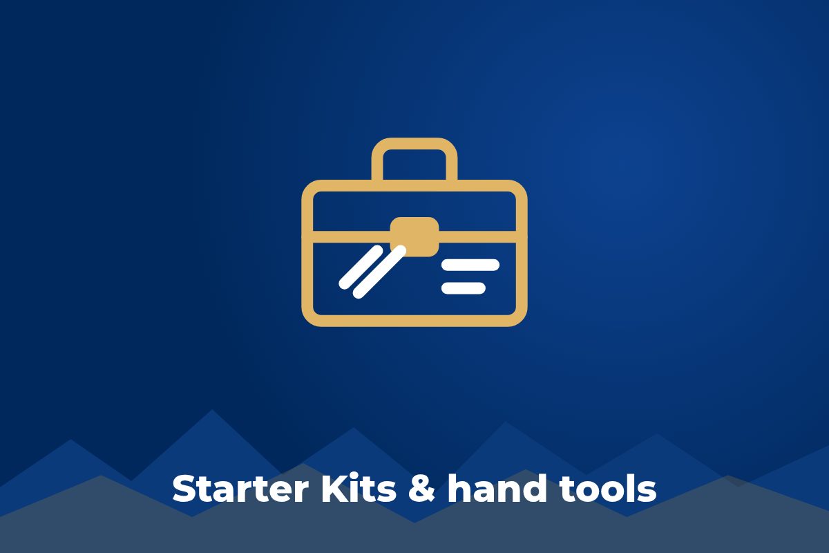 Starter kits and hand tools